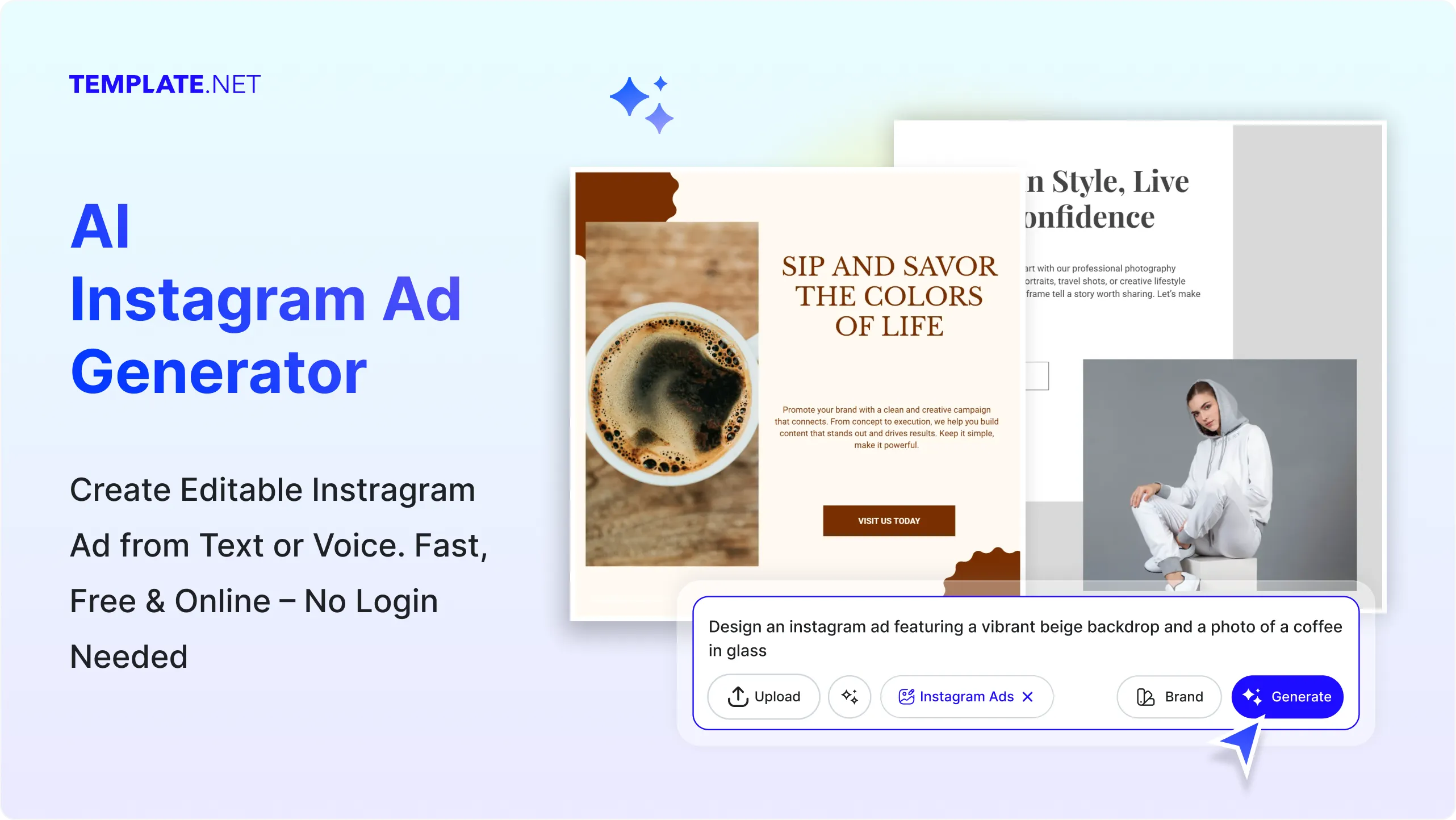 Free AI Instagram Ad Generator, Free AI Instagram Ad Maker Online